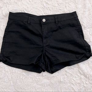 Divided Black Shorts